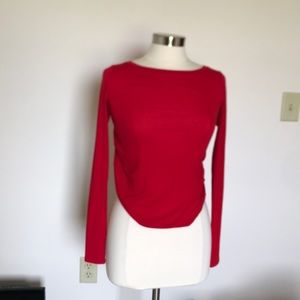 Express one eleven red long sleeve